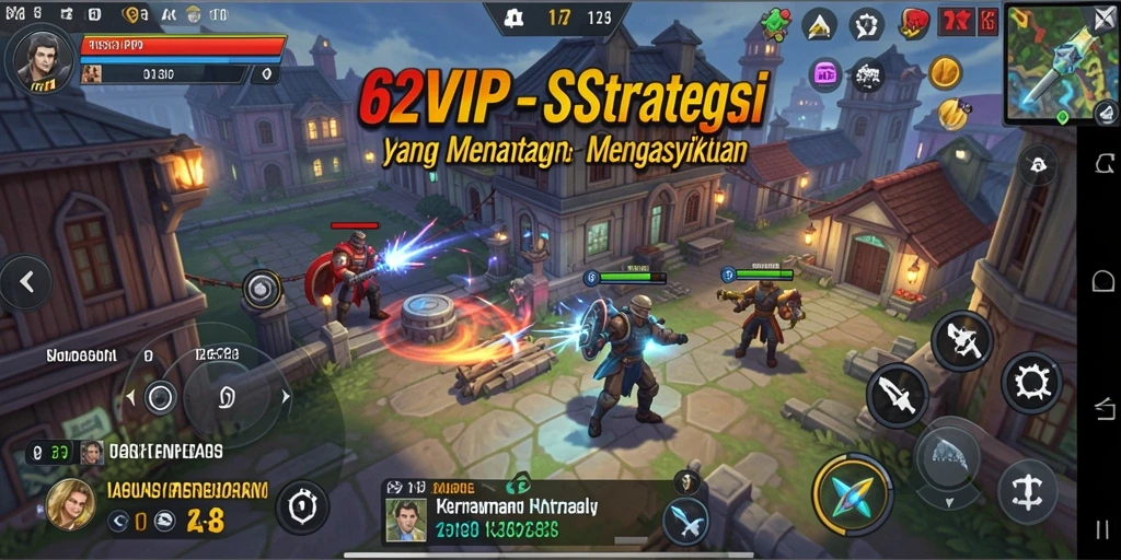 Tampilan gameplay SLG yang seru dan dinamis dalam 62VIP.
