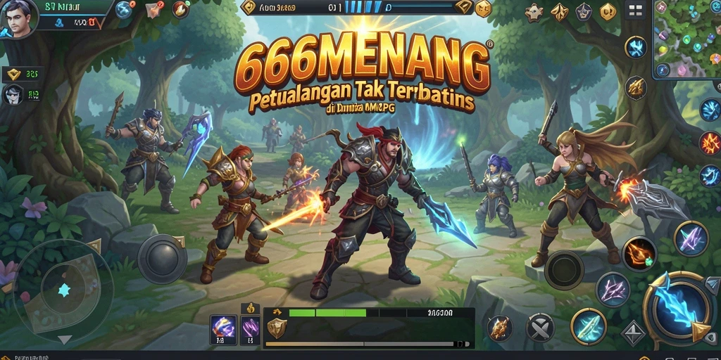 Tangkapan layar gameplay 666MENANG dengan aksi pertempuran epik.