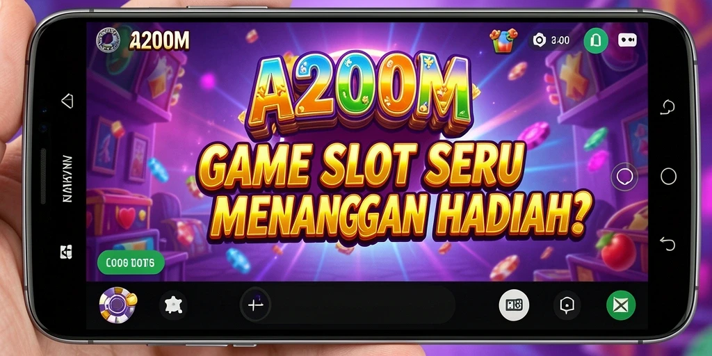 Tampilan gameplay A200M yang memukau dalam game Slot.