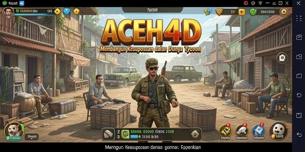 Screenshot utama ACEH4D menampilkan gameplay Tycoon yang menarik.