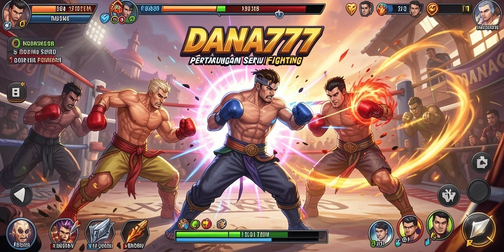 Gameplay menegangkan DANA777 dengan pertarungan strategis yang dinamis.