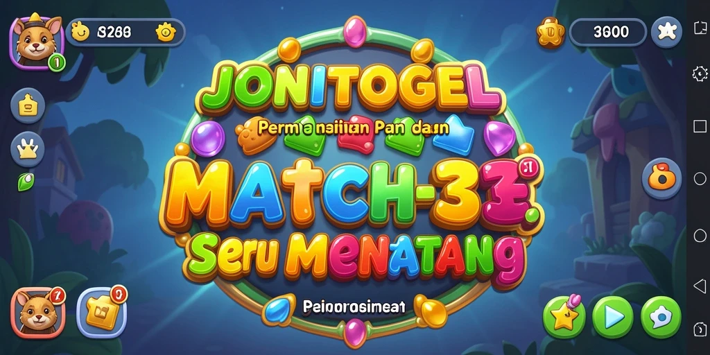 Tampilan gameplay JONITOGEL yang menarik dan penuh warna.
