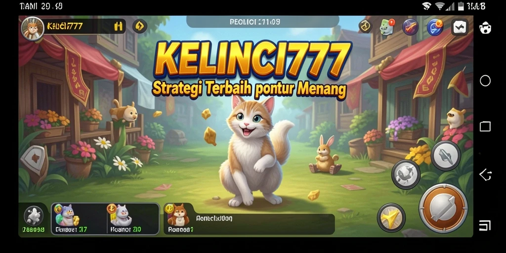 Tangkapan layar utama KELINCI777 menampilkan aksi strategis yang mendebarkan.