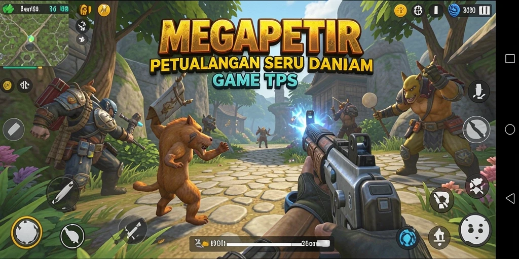 Tampilan menarik dari permainan TPS MEGAPETIR yang penuh aksi.