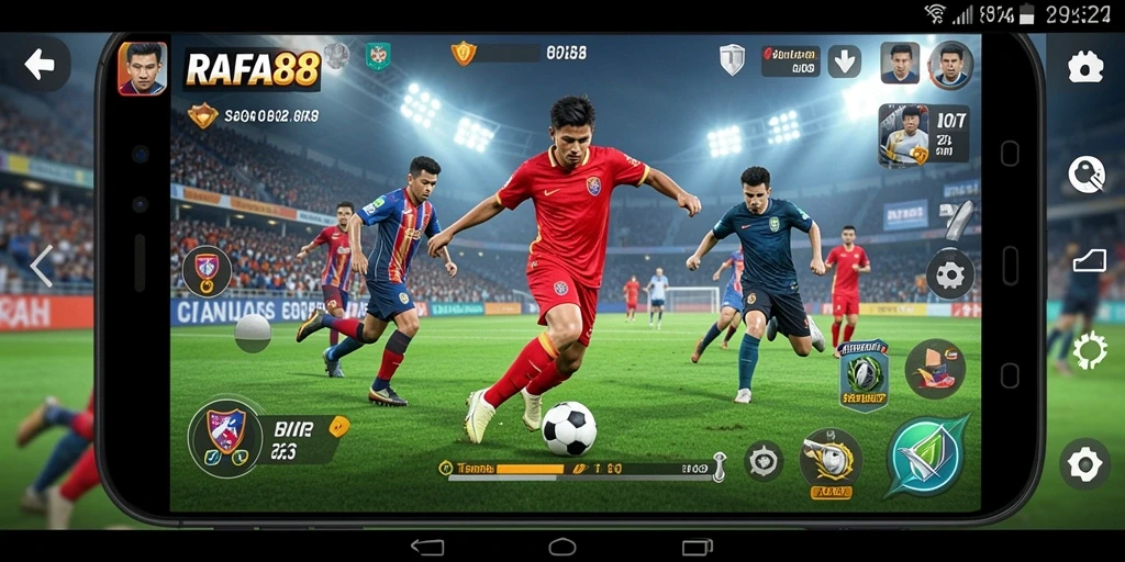 Gameplay menegangkan dalam RAFA88 saat pertandingan berlangsung.