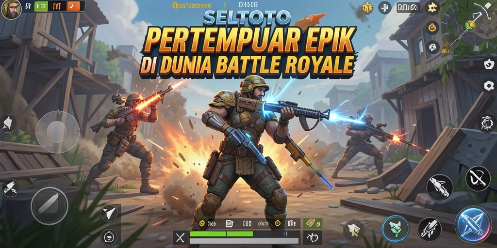 Tangkapan layar gameplay seluler SELTOTO yang intens dan penuh aksi.